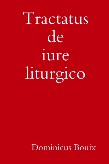 De iure liturgico