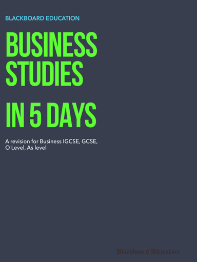 Business Studies In 5 Days