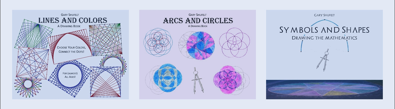 Image of Author Drawing Artful Geometry -- by Gary Shufelt