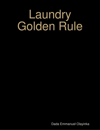 Laundry Golden Rule