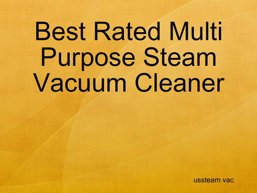 Best Rated Multi Purpose Steam Vacuum Cleaner