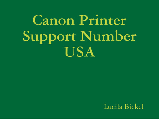 Canon Printer Support Number USA