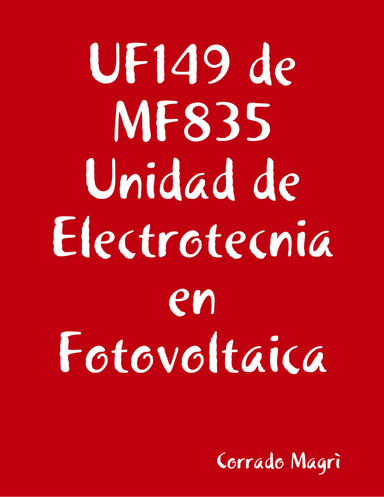 UF149 de MF835 Unidad de Electrotecnia en Fotovoltaica