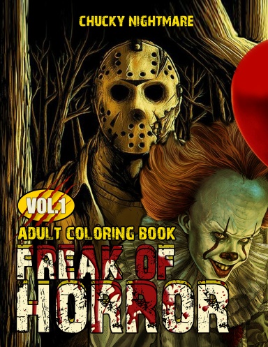 Download Freak Of Horror Adult Coloring Book