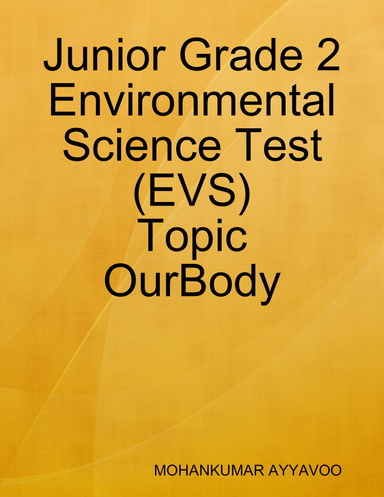 Junior Grade Environmental Science EVS Topic OurBody