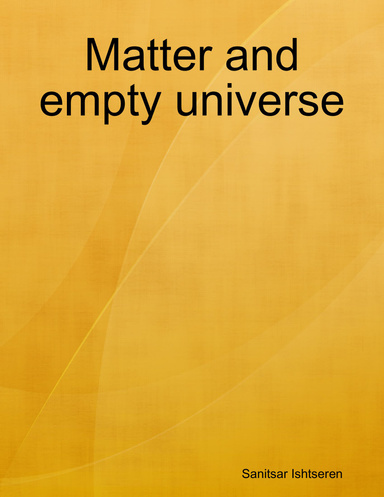 Matter and empty universe