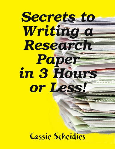 can i finish a research paper in 3 hours