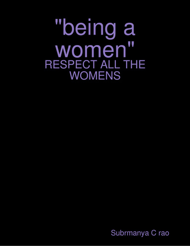 "being a women"