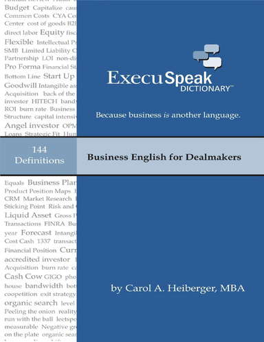 ExecuSpeak Dictionary:  Business English for Dealmakers