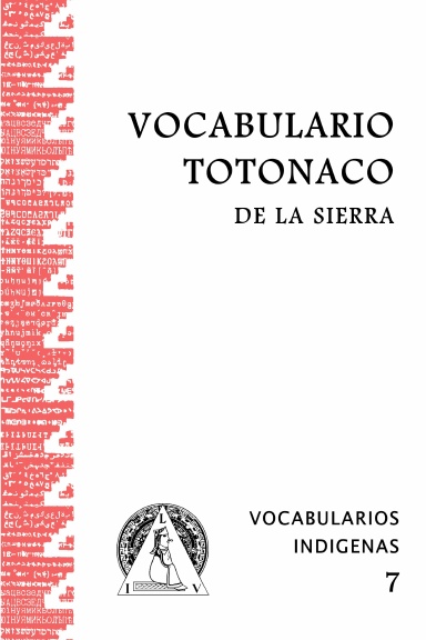 Vocabulario Totonaco de la Sierra