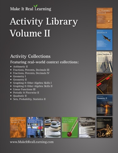 Make It Real Learning Activity Library, Volume II