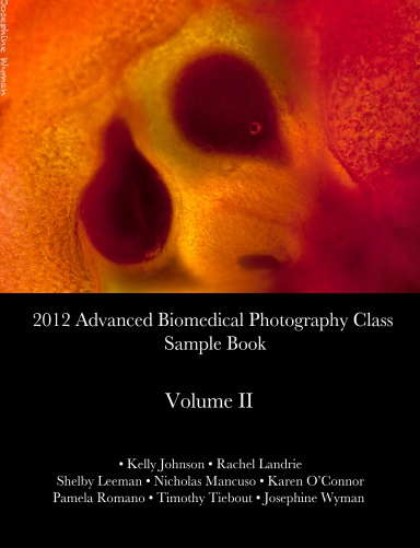 the 2012 Advanced Biomedical Photography Class Sample Book Volume II