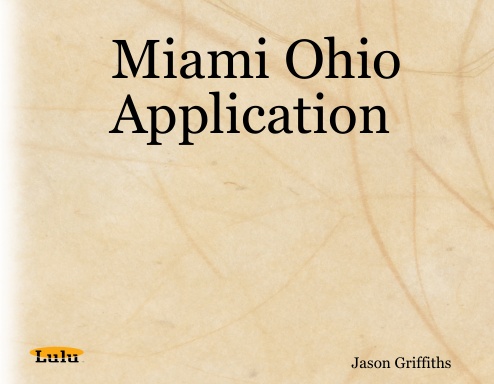 Miami Ohio Application