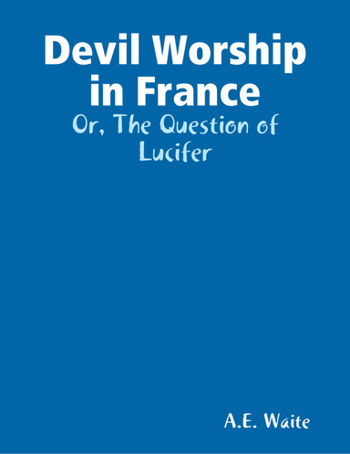 Devil Worship in France