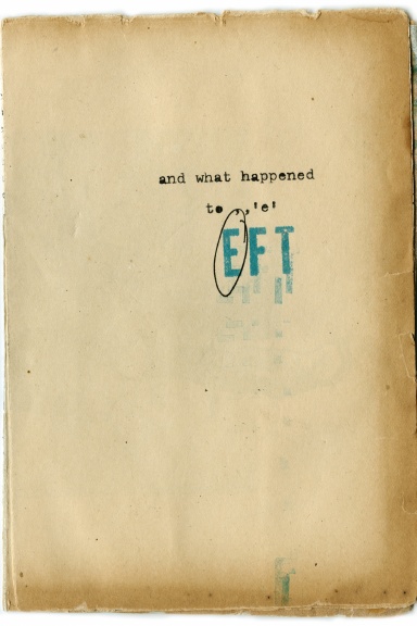 and what happened to..'e'