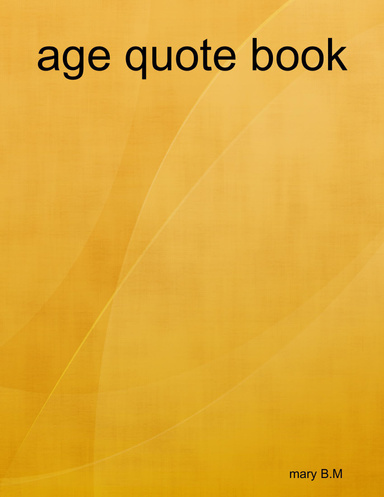 age quote book
