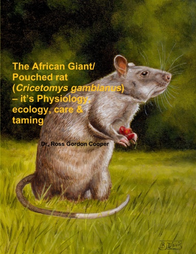 The African Giant/Pouched rat (Cricetomys gambianus) – it’s Physiology, ecology, care & taming