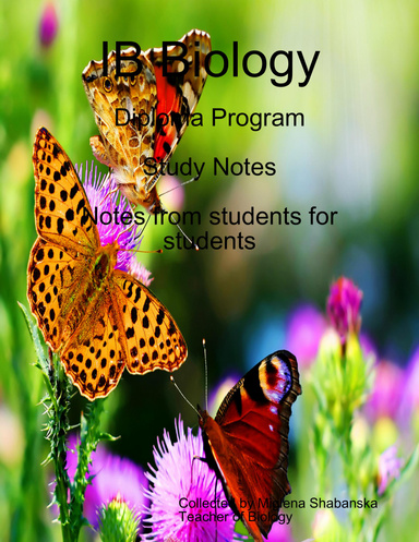 IB DP Biology Study Notes