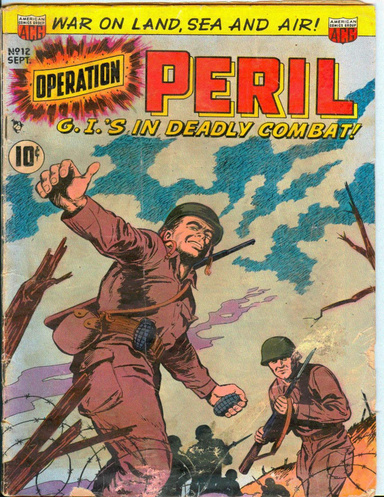 Operation Peril Number 12 Golden Age Comic Book