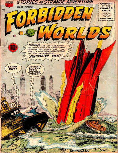 Forbidden Worlds Number 35 Horror Comic Book