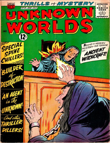 Unknown Worlds Number 24 Horror Comic Book