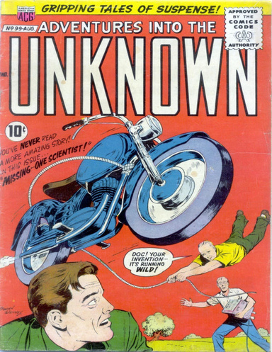 Adventures into the Unknown Number 99 Horror Comic Book