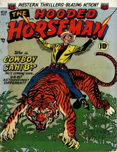 Hooded Horseman Number 25 Mystery Comic Book