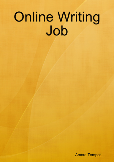 Online Writing Job