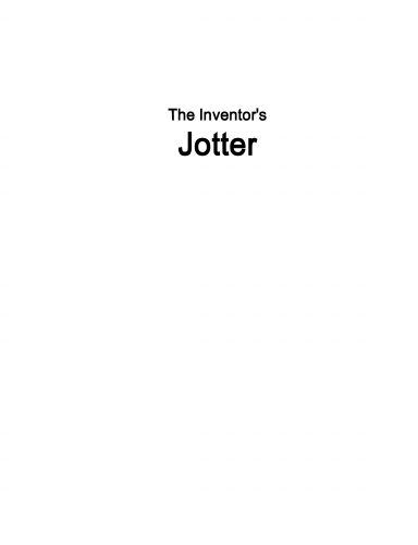 The Inventor's Jotter