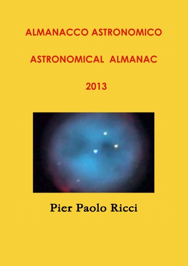 Almanacco astronomico 2013 Astronomical almanac 2013
