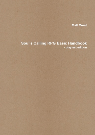 Soul's Calling Basic Handbook - playtest edition