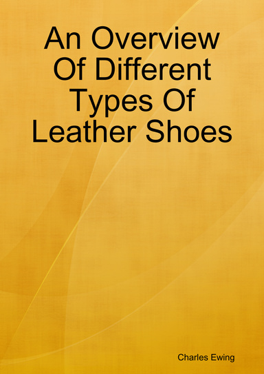 An Overview Of Different Types Of Leather Shoes