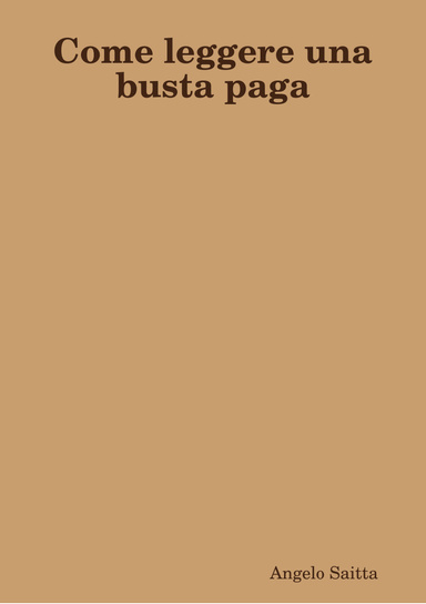 Come leggere una busta paga
