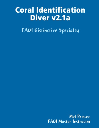 Coral Identification Diver: Distinctive Specialty v2.1a