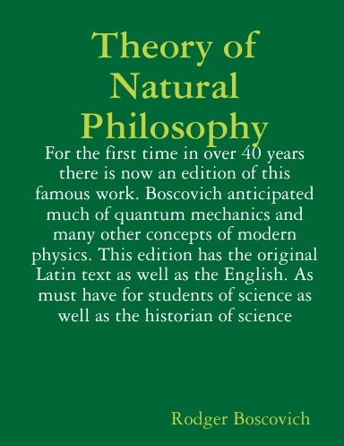 Theory of Natural Philosophy