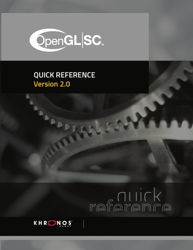 OpenGL SC 2.0 Quick Reference