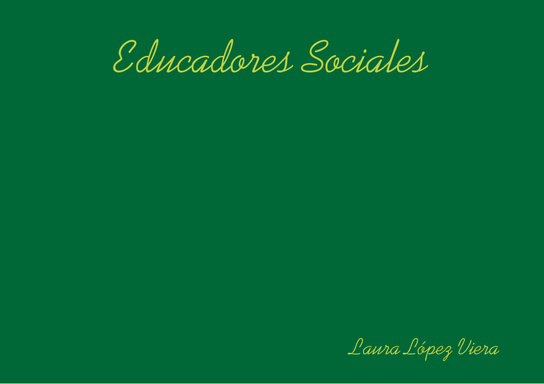 Educadores Sociales