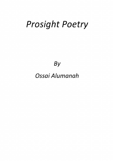 Prosight Poetry