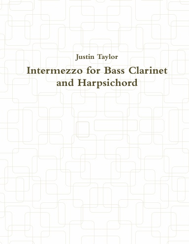 Intermezzo for Bass Clarinet and Harpsichord