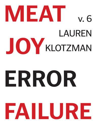 MEAT JOY ERROR FAILURE VOL. 6