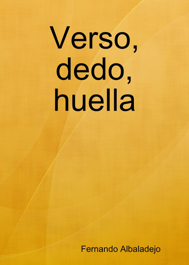 Verso, dedo, huella