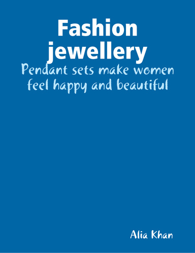 Fashion jewellery: Pendant sets make women feel happy and beautiful