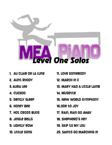 Mea Piano Level One Solos