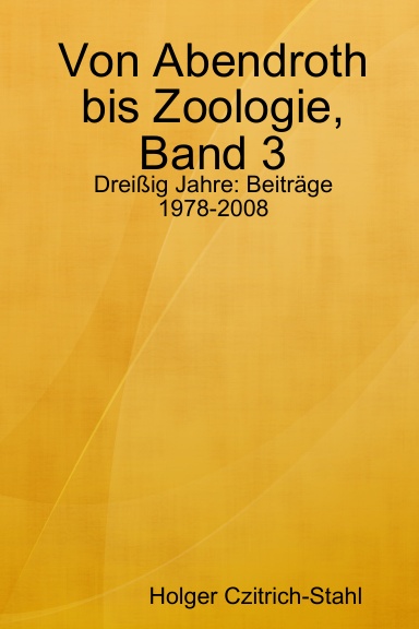 Von Abendroth bis Zoologie, Band 3