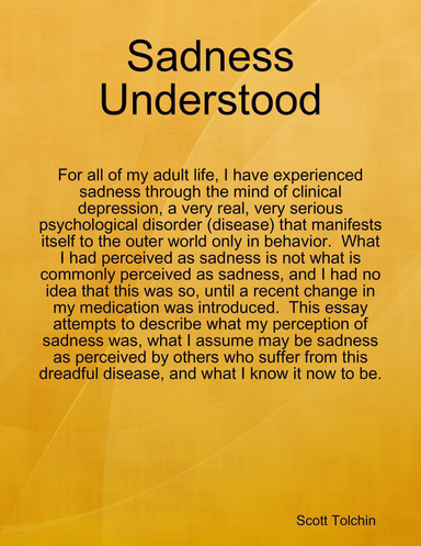 Sadness Understood