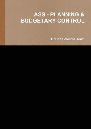 ASS - PLANNING & BUDGETARY CONTROL