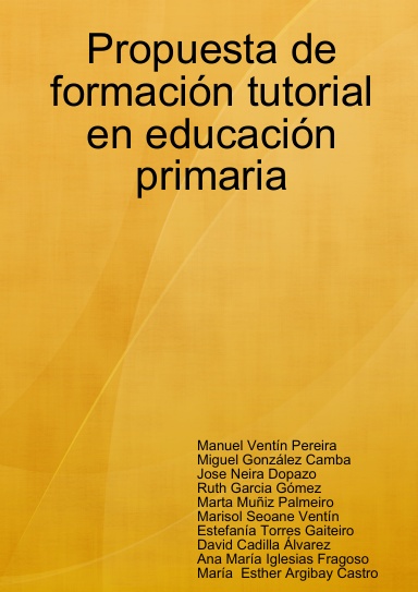 Propuesta de formación tutorial en educación primaria