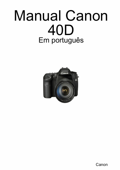 Manual Canon 40D