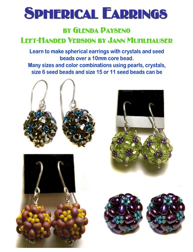 Spherical Earrings for Left-Handers