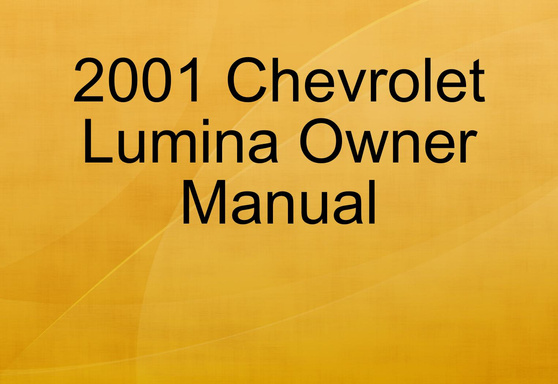 2001 Chevrolet Lumina Owner Manual